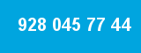 928 045 77 44 928 045 77 44